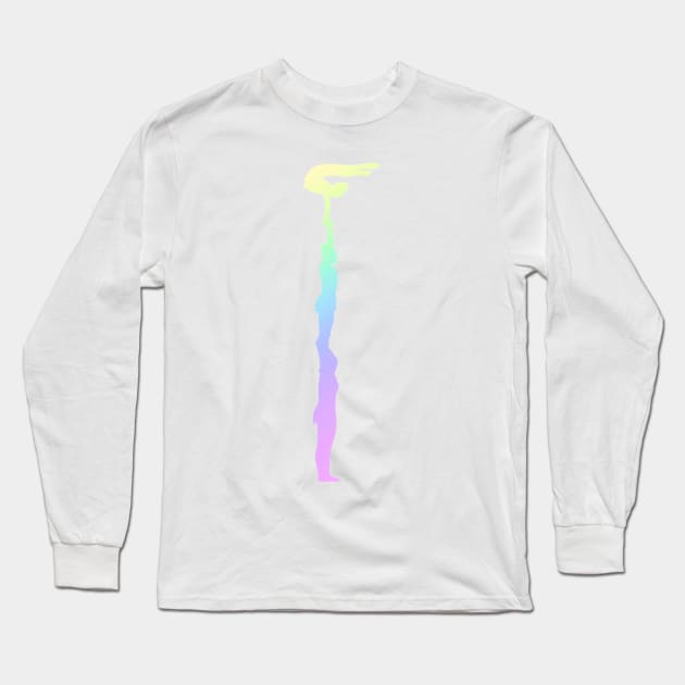 Three High with Arch Long Sleeve T-Shirt by artsyreader